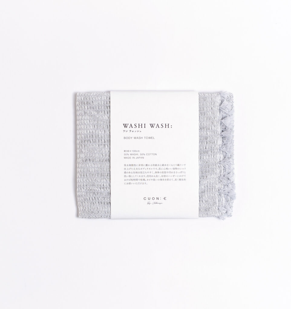 washi wash 和紙のボディタオル