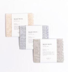 washi wash 和紙のボディタオル