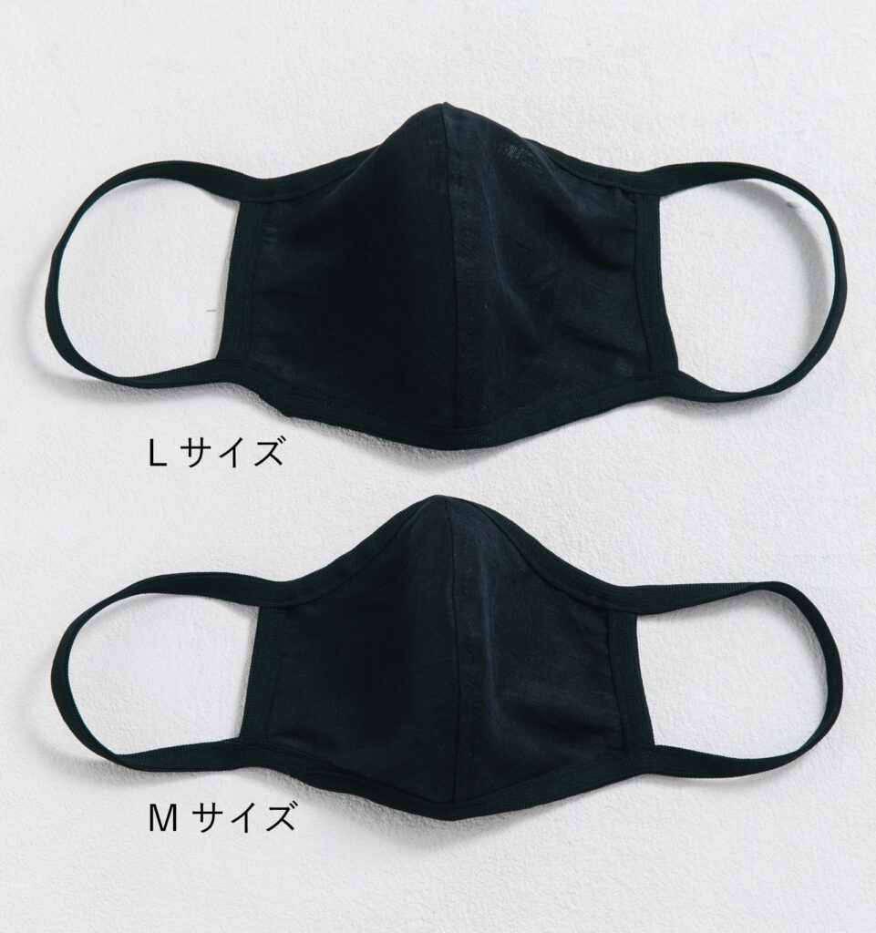 ﾍﾟﾀﾙ布マスクサイズ比較画像