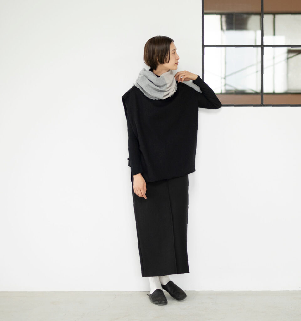 NECKABLE　ウールスヌード着用画像
