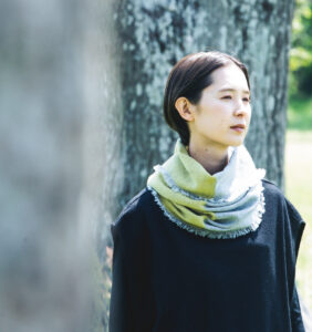 NECKABLE ウールスヌード着用画像