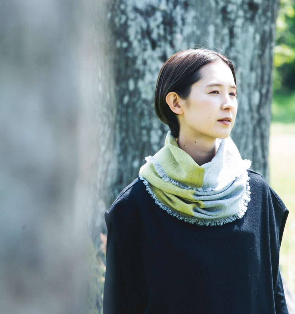NECKABLE ウールスヌード着用画像
