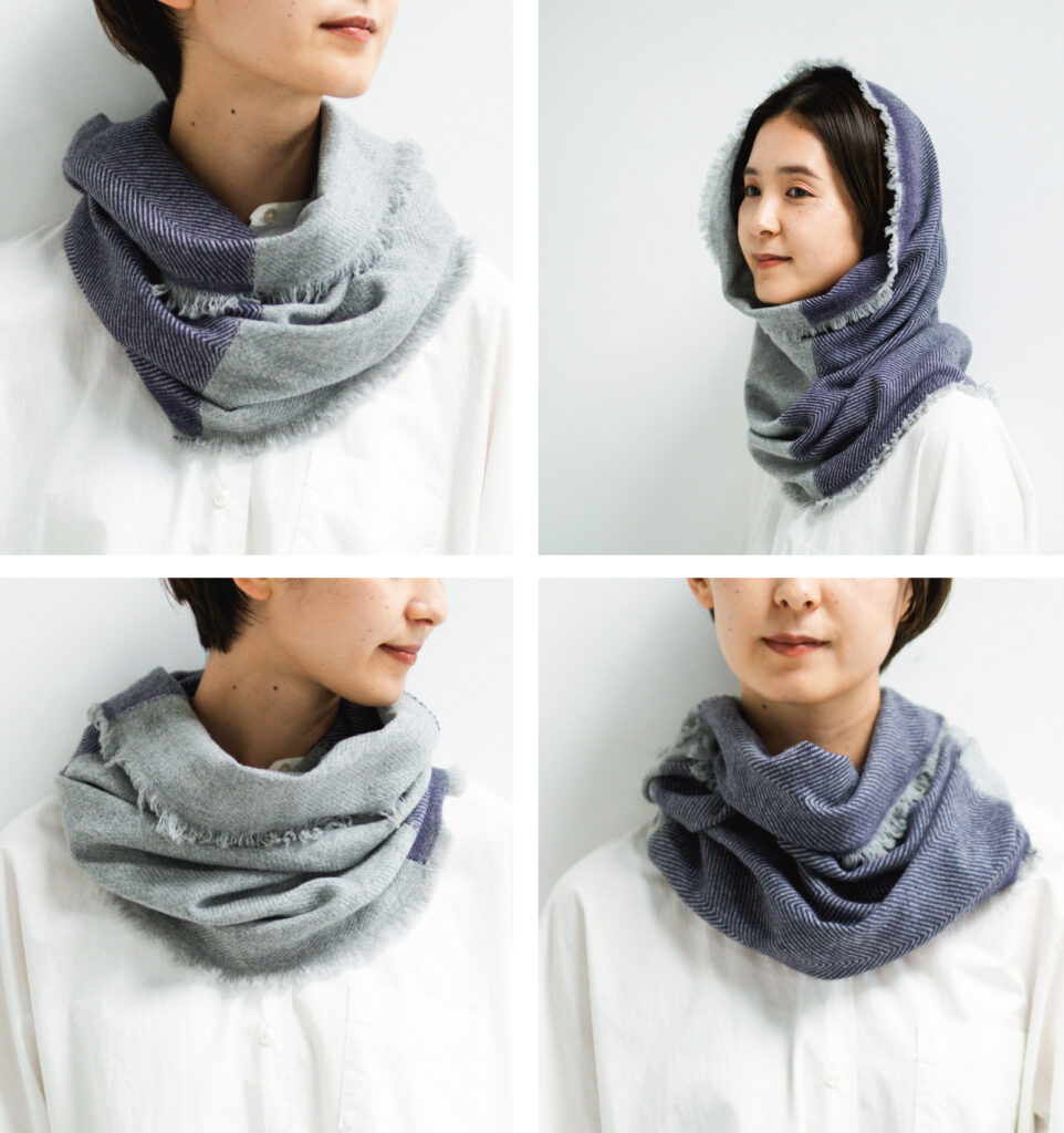 NECKABLE ウールスヌード着用画像