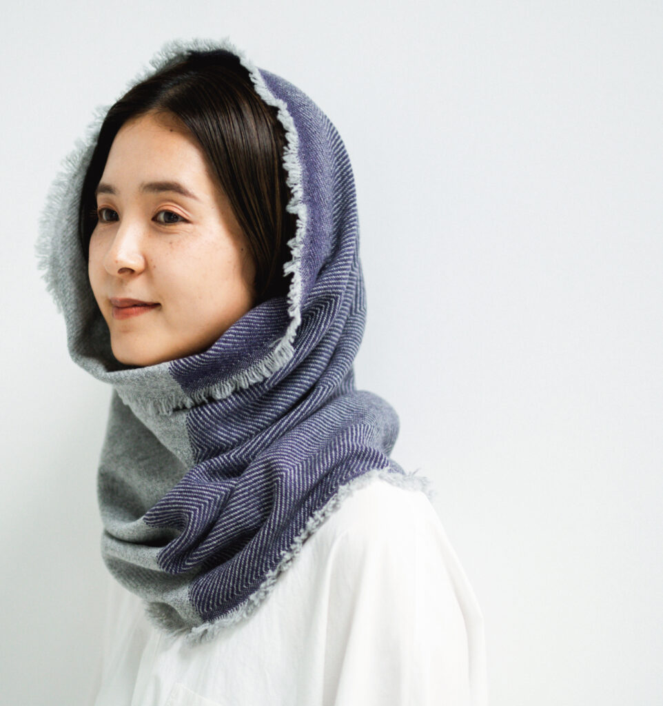 NECKABLE ウールスヌード着用画像