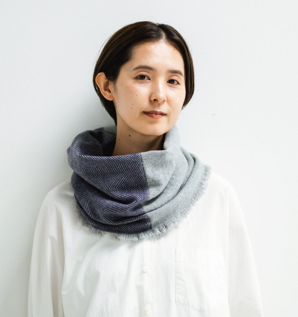 NECKABLE ウールスヌード着用画像