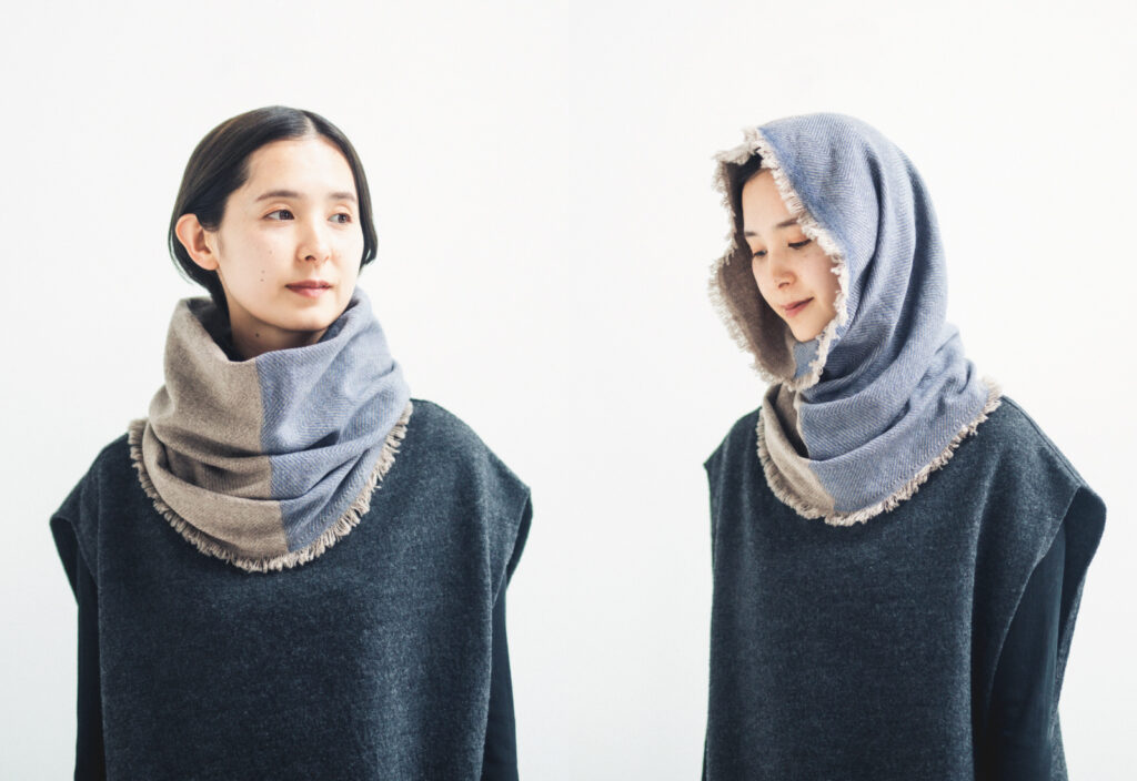 NECKABLE　ウールスヌード着用画像