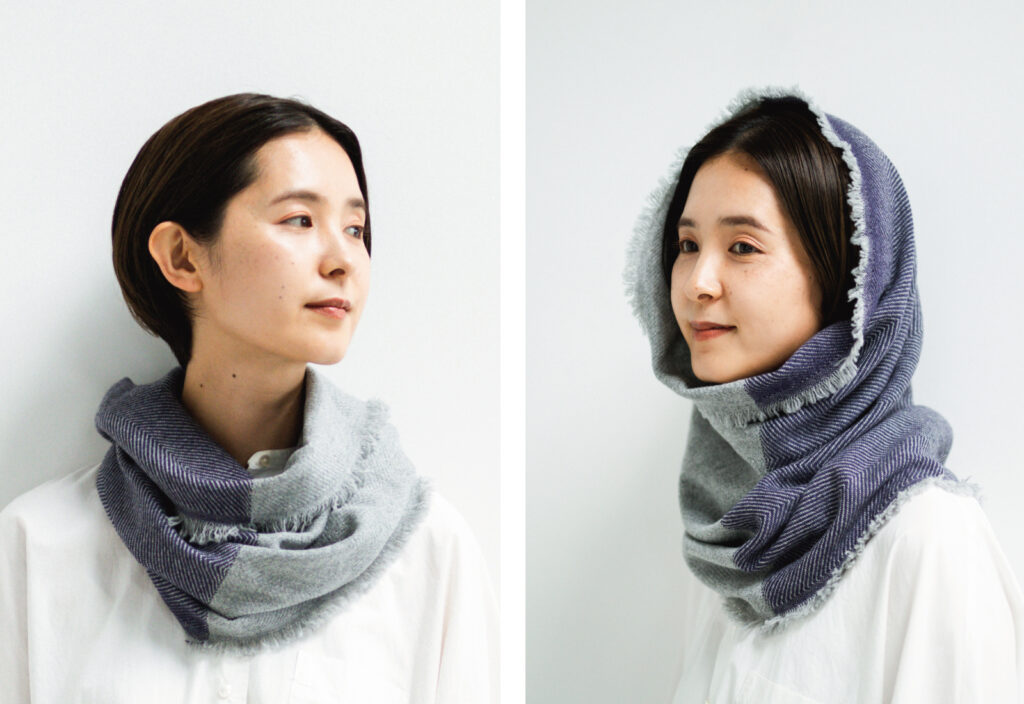 NECKABLE　ウールスヌード着用画像