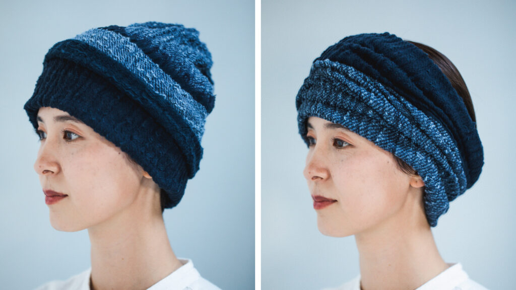 8WAY COTTON CAＰ　コットンキャップ　アレンジ着用画像