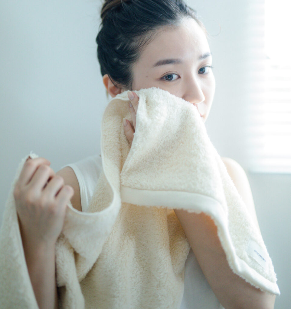 SALA 肌着のタオル　着用画像