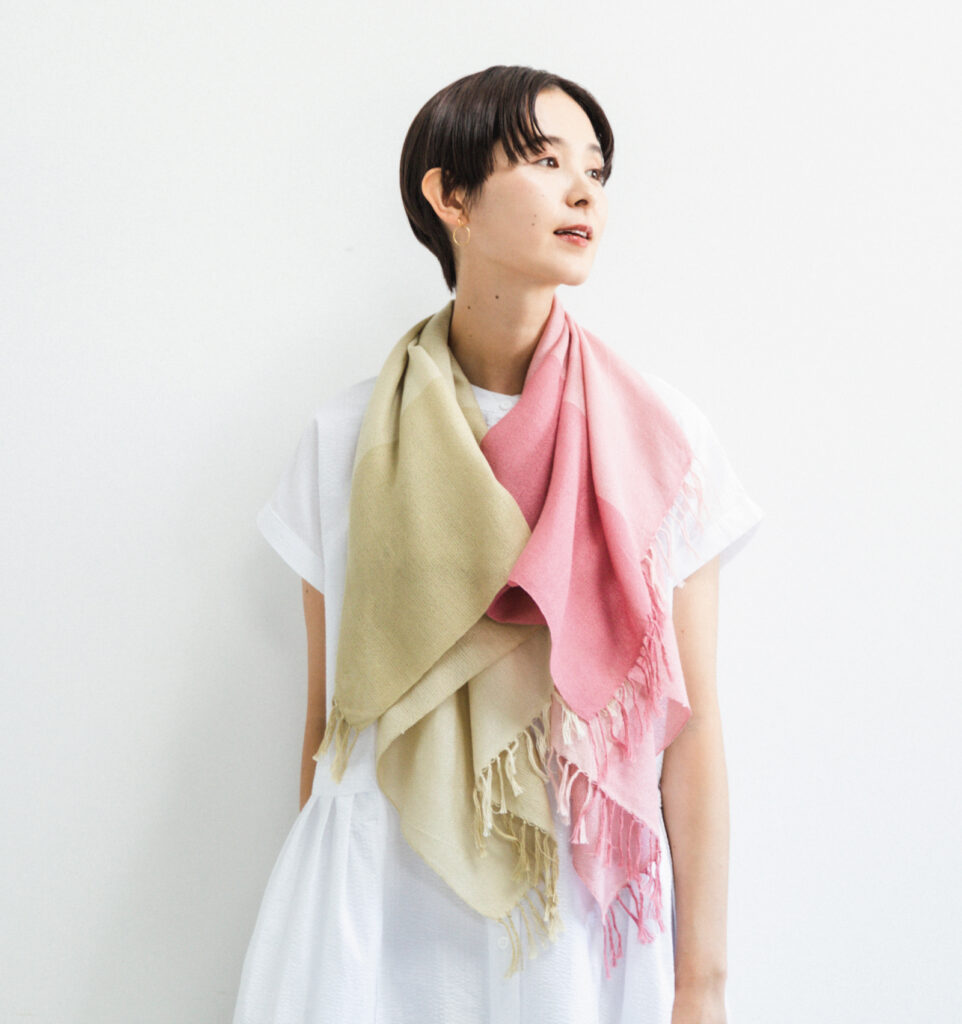 WAKKA　リングストール　着用画像