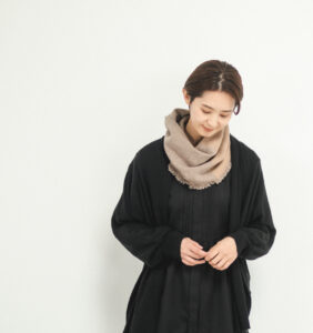 NECKABLE　ウールスヌード　着用画像