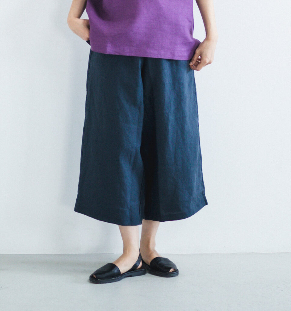 loosy8 八分丈パンツ　着用画像