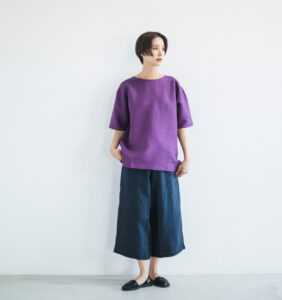 loosy8 八分丈パンツ　着用画像