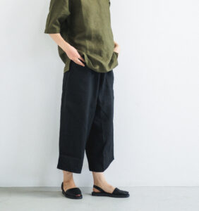 loosy8 八分丈パンツ　着用画像