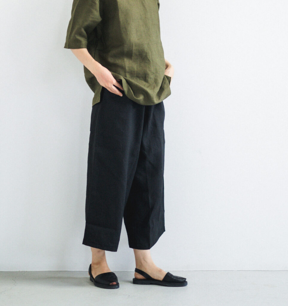 loosy8 八分丈パンツ　着用画像