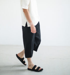 loosy8 八分丈パンツ　着用画像
