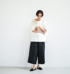 loosy8 八分丈パンツ　着用画像