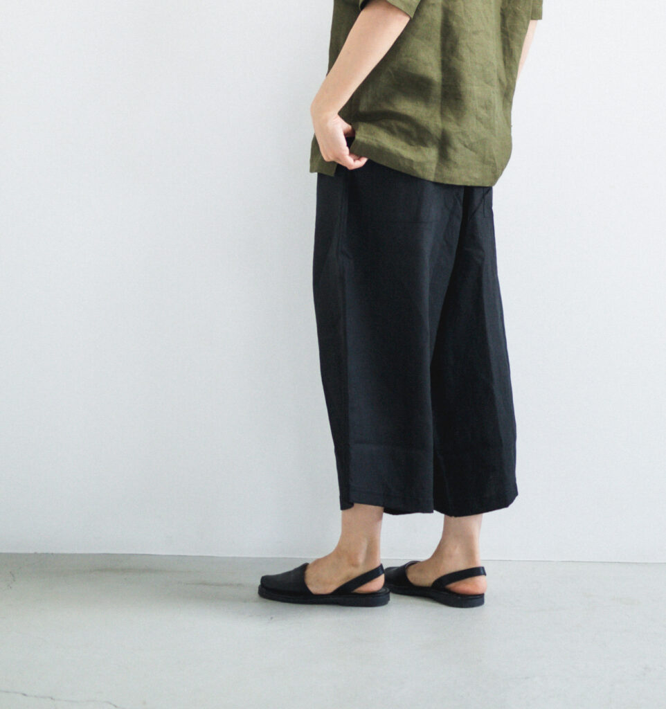 loosy8 八分丈パンツ　着用画像