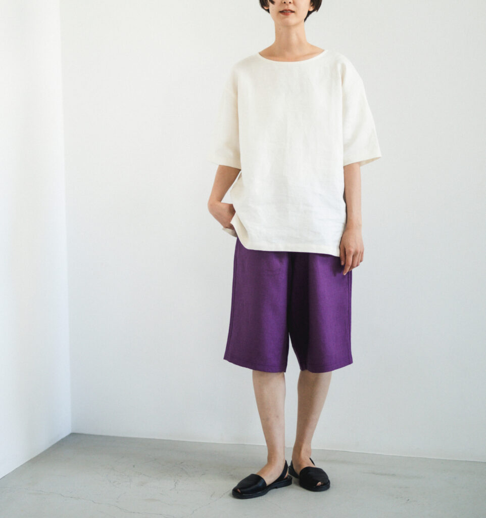 loosy６ 六分丈パンツ　着用画像