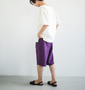 loosy６ 六分丈パンツ　着用画像