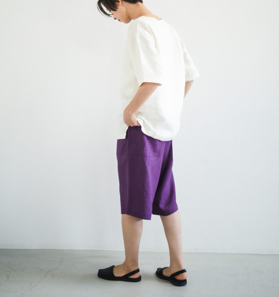 loosy６ 六分丈パンツ　着用画像