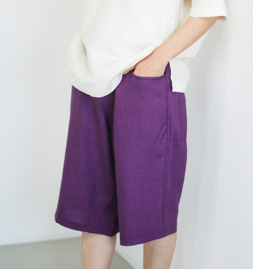 loosy６ 六分丈パンツ　着用画像