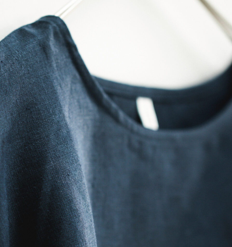 loosyT　Tシャツ　ネイビー生地up　画像